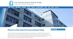 Desktop Screenshot of hfrcmc.edu.bd
